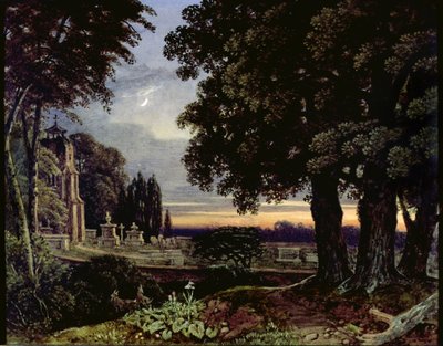 Chiaro di luna, pensieri in un cimitero da George the Younger Barret